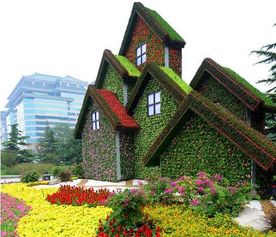 成都仿真植物绿雕 成都仿真植物雕塑厂家 专业定制仿真绿雕